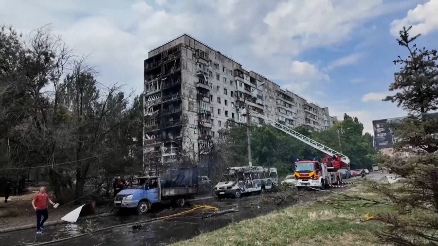 Russian Bombing in Zaporizhzhia Targets Civilians