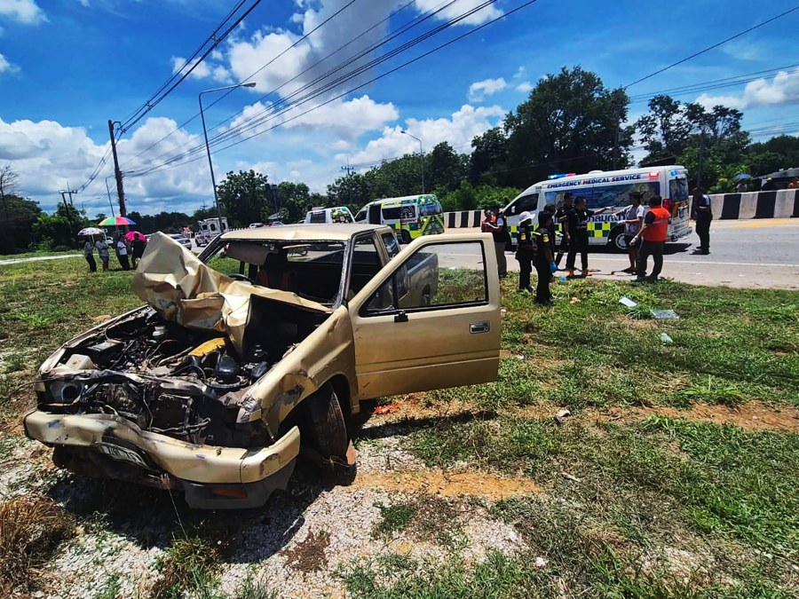 Child-Driven Collision Claims Lives of Eight Thai Monks