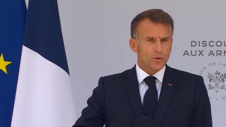 Macron Delivers Final Address to French Armed Forces