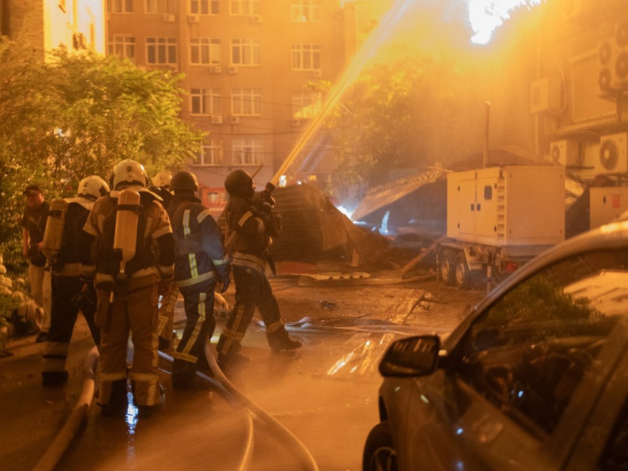 Kyiv Endures Intense Missile and UAV Strikes Amid Russian Threats