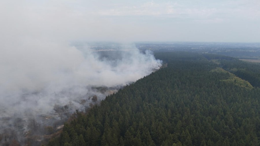 Belgium Faces Unprecedented Wildfire Crisis; EU Mobilizes Aerial Support