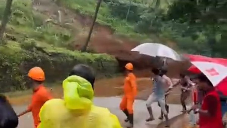 Landslide Disrupts Kerala Amidst Torrential Rainfall
