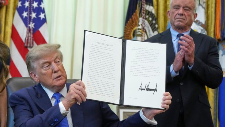 Trump Orders Review of Vaccine Mandates Amid Measles Surge