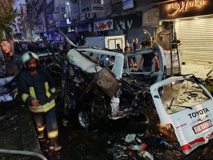 Explosive Device Detonates on Minibus Near Damascus