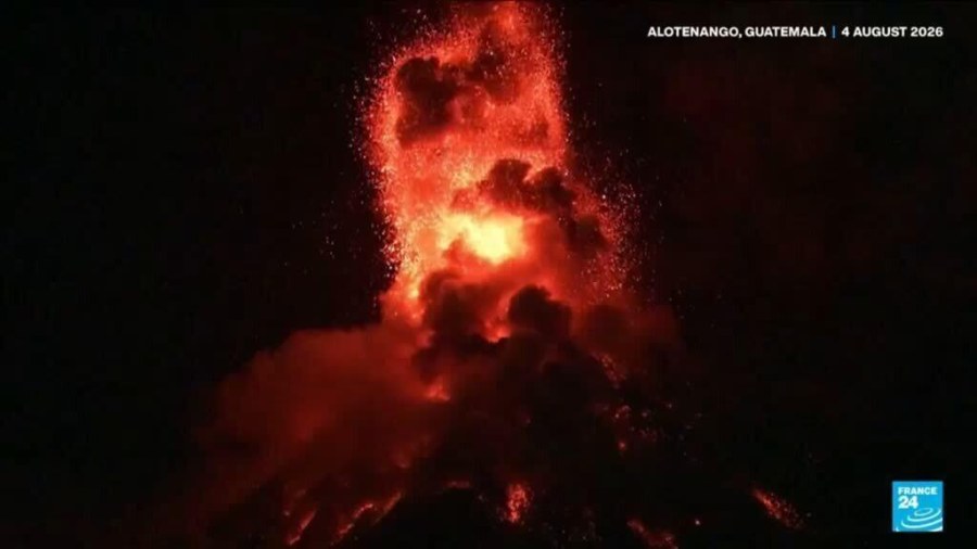 Guatemala Issues Red Alert as Fuego Volcano Erupts