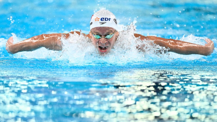 Léon Marchand Triumphs in European 200m Butterfly Final