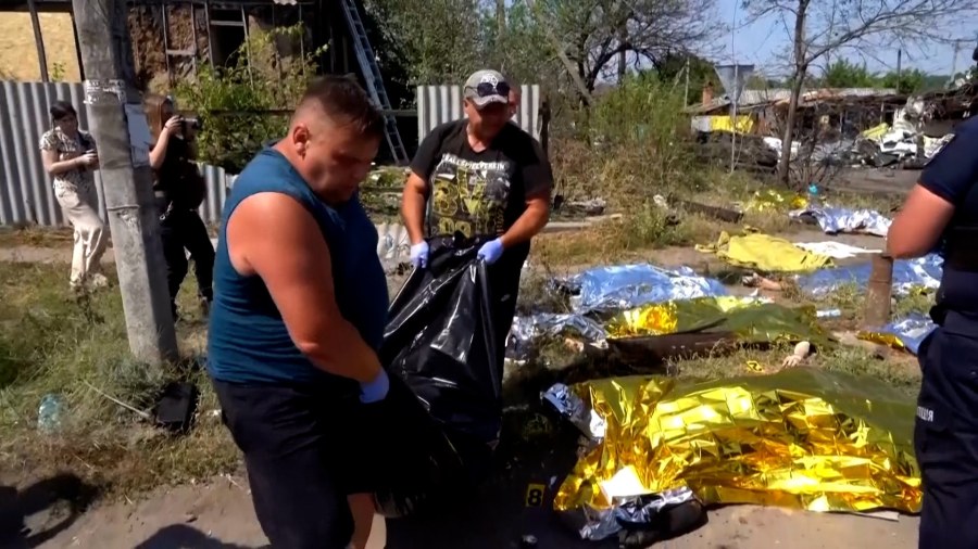 Russian Missile Strike in Kharkiv Massacre