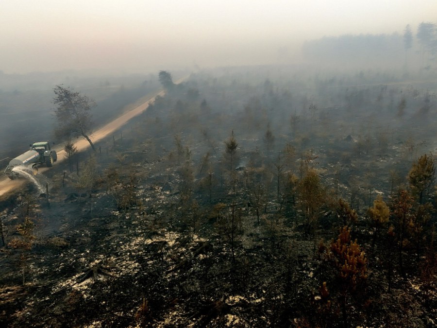 Unprecedented Belgium Wildfire Approaches German Border