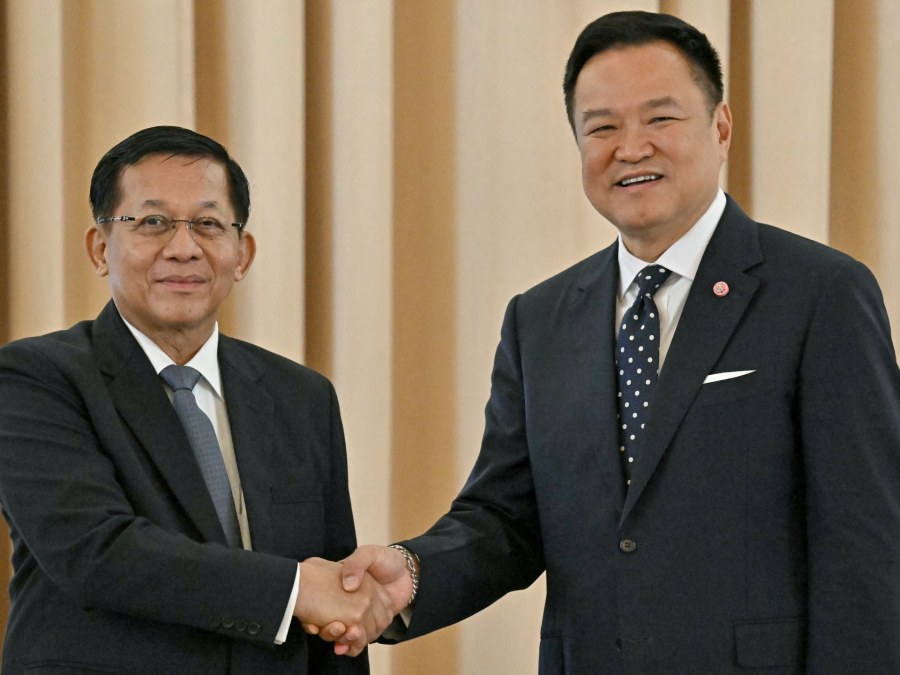 Myanmar Leader Seeks Thailand's Support Amidst Civil Unrest